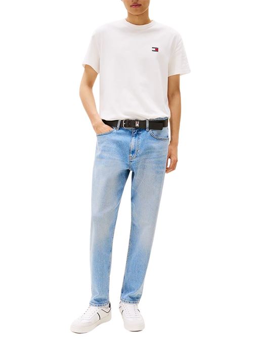T-shirt bianca in cotone Tommy Jeans | DM0DM20322YBL